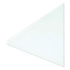Floating Glass Dry Erase Board, 48" x 36" (Actual Size: 47" x 35"), White Surface