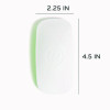 Classic Magnetic Dry Erase Board Eraser, 6.99" x 3.78" x 0.98", White