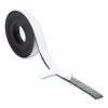 Magnetic Adhesive Tape Roll, 0.5" x 7 Ft, Black