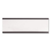 Magnetic Card Holders, 6 X 2, Black, 10/Pack