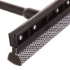 Auto Squeegee, 8" Rubber Blade, 8" Mesh Scrubber, 21" Plastic Handle With Grip, Black, 20/Carton