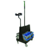 Omniclean Dual Bucket Kit, 1.5 Gal, Black/Blue/Gray
