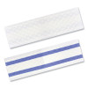 Excella Single-Use Spunlace Mop Pads, 18.5 x 5, White, 50/Pack
