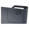 Recycled Plastic Cubicle Single File Pocket, Cubicle Pins Mount, 13.5 x 3 x 7, Charcoal