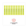 Desk Highlighters, Fluorescent Yellow Ink, Chisel Tip, Yellow Barrel, Dozen