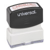 Message Stamp, Cancelled, Pre-Inked One-Color, Red
