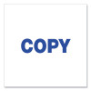 Message Stamp, Copy, Pre-Inked One-Color, Blue