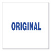 Message Stamp, Original, Pre-Inked One-Color, Blue
