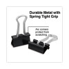 Binder Clips, Small, Black/Silver, 12/Box