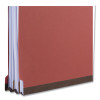 Pressboard Classification Folders, 2/5-Cut Tab, Expands 2", 1 Divider, 4 Fasteners, Legal Size, Ruby Red, 10/Box