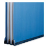 Bright Colored Pressboard Classification Folders, 2" Expansion, 2 Dividers, 6 Fasteners, Legal Size, Cobalt Blue, 10/Box