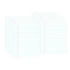 Glue Top Pads, Wide/Legal Rule, (50) White 8.5 x 11 Sheets, Dozen