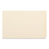 Deluxe Reinforced End Tab Folders, Straight Tabs, Legal Size, 0.75" Expansion, Manila, 100/Box
