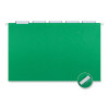 Deluxe Bright Color Hanging File Folders, Legal Size, 1/5-Cut Tabs, Bright Green, 25/Box