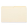 Top Tab File Folders, 1/2-Cut Tabs: Assorted, Legal Size, 0.75" Expansion, Manila, 100/Box