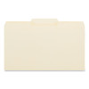 Top Tab File Folders, 1/3-Cut Tabs: Center Position, Legal Size, 0.75" Expansion, Manila, 100/Box