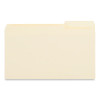 Top Tab File Folders, 1/3-Cut Tabs: Right Position, Legal Size, 0.75" Expansion, Manila, 100/Box