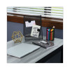 Comfort Grip Ballpoint Pen, Retractable, Medium 1 Mm, Black Ink, Clear/Black Barrel, Dozen