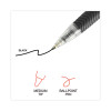 Comfort Grip Ballpoint Pen, Retractable, Medium 1 Mm, Black Ink, Clear/Black Barrel, 48/Pack