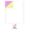 Printout Paper, 3-Part, 15 Lb Bond Weight, 9.5 x 11, White/Canary/Pink, 1,200/Carton