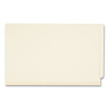 Six-Section Manila End Tab Classification Folders, 2" Expansion, 2 Dividers, 6 Fasteners, Legal Size, Manila Exterior, 10/Box