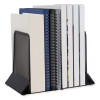 Metal Mesh Bookends, Nonskid Base, 5.38 x 5.38 x 6.75, Black, Pair