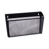 Metal Mesh Wall File, Letter Size, 14" x 3.1" x 8.2", Black