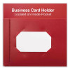 Two-Pocket Plastic Folders, Accommodates (100) 11 x 8.5 Sheets, Red, 10/Pack