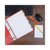 Deluxe Write-On/Erasable Tab Index, 5-Tab, 11 x 8.5, White, Assorted Tabs, 1 Set