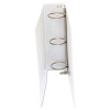 Economy Round Ring View Binder, 3 Rings, 3" Capacity, 11 X 8.5, White