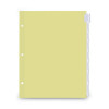 Insertable Tab Index, 8-Tab, 11 x 8.5, Buff, Clear Tabs, 6 Sets