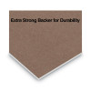 Premium Ruled Writing Pads With Heavy-Duty Back, Wide/Legal Rule, Black Headband, 50 White 8.5 X 11 Sheets, 12/Pack