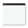 Premium Ruled Writing Pads With Heavy-Duty Back, Black Headband, Wide/Legal Rule, (50) White 8.5 x 11 Sheets, 12/Pack