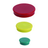 High-Intensity Assorted Magnets, Circles, Assorted Sizes: Small, Medium And Large, Assorted Colors, 30/Pack