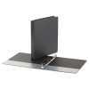Economy Non-View Round Ring Binder, 3 Rings, 1" Capacity, 11" x 8.5", Black