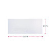 Open-Side Business Envelope, 1 Window, #10, Commercial Flap, Gummed Closure, 4.13 x 9.5, White, 500/Box