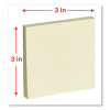 Fan-Folded Self-Stick Pop-Up Note Pads, 3" x 3", Yellow, 100 Sheets/Pad, 12 Pads/Pack