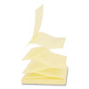 Fan-Folded Self-Stick Pop-Up Note Pads Cabinet Pack, 3" x 3", Yellow, 90 Sheets/Pad, 24 Pads/Pack