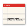 Colored Perforated Ruled Writing Pads, Narrow Rule, (50) Ivory 5 x 8 Sheets, Dozen