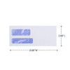 Double Window Business Envelope, #9, Commercial Flap, Gummed Closure, 3.88 x 8.88, White, 500/Box