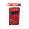 Comfort Grip Gel Pen, Retractable, Medium 0.7 Mm, Blue Ink, Clear/Blue Barrel, Dozen