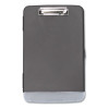 Storage Clipboard With Pen Compartment, 0.5" Clip Capacity, Holds 8.5 x 11 Sheets, Black