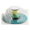 Bubble Packaging, 0.19" Thick, 24" x 175 Ft, Perforated Every 12", Clear