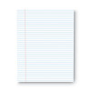 Glue Top Pads, Narrow Rule, 50 White 8.5 X 11 Sheets, Dozen