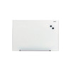 Frameless Magnetic Glass Marker Board, 36" x 24", Translucent Frost Surface