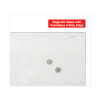 Frameless Magnetic Glass Marker Board, 36" x 24", Translucent Frost Surface