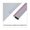 Frameless Glass Marker Board, 48 x 36, White Surface