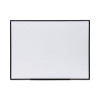 Design Series Deluxe Dry Erase Board, 48" x 36", White Surface, Black Anodized Aluminum Frame