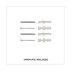 Deluxe Porcelain Magnetic Dry Erase Board, 36" x 24", White Surface, Silver/Black Aluminum Frame
