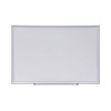 Deluxe Melamine Dry Erase Board, 36" x 24", White Surface, Satin Aluminum Frame